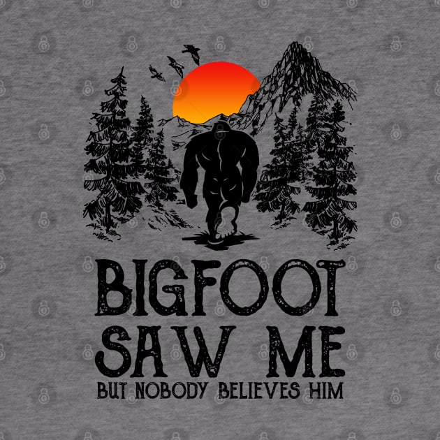 Bigfoot saw me but nobody believes him by JameMalbie